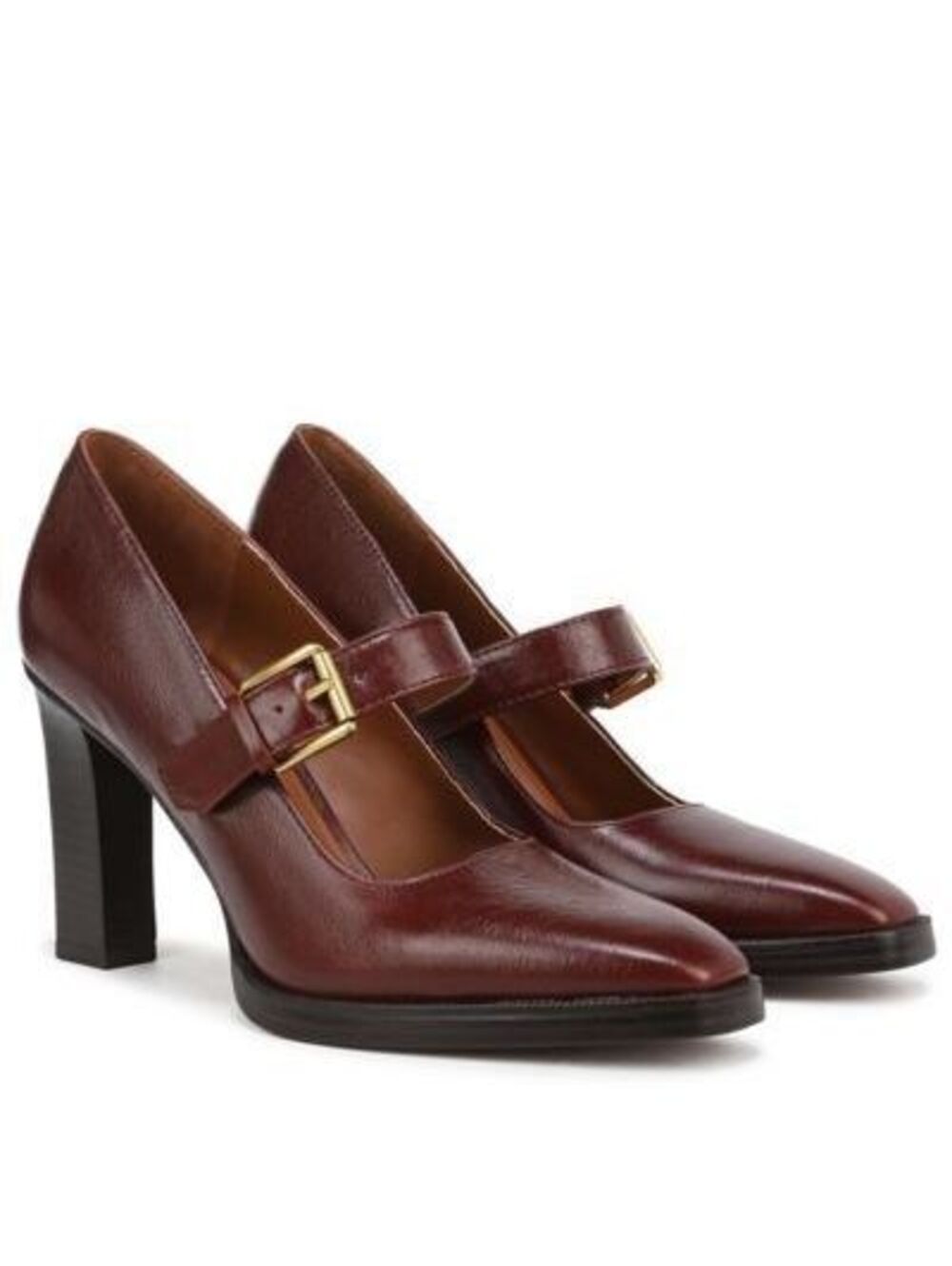 Franco Sarto Shalina Mary Jane Pump Shoes Mahogany Red  Size 7.5 M ($145)